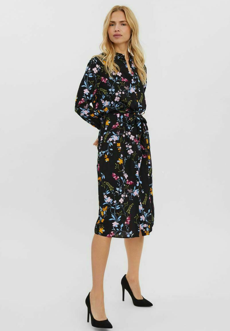 pude Holde Over hoved og skulder Sale 53% - New collection Vero Moda Online Store VMANNA CALF DRESS - Shirt  dress